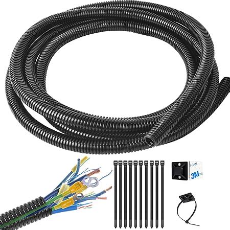 Amazon 1 2 Inch Split Wire Loom Tubing Wire Conduit 30 Ft Cord