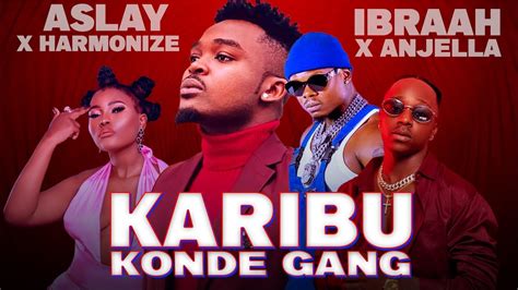 Harmonize X Aslay Ibraah Anjella Karibu Official Audio Youtube