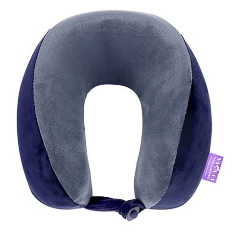 Buy U Shape Super Soft Memory Foam Travel Neck Pillow Navy Grey Only