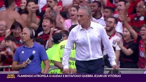 Vídeo Flamengo atropela o Audax e Botafogo quebra jejum de vitórias