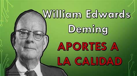 Deming Aportaciones A La Calidad Circulo De Deming Youtube