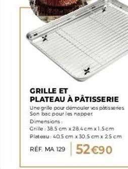 Promo Grille Et Plateau P Tisserie Chez Guy Demarle Icatalogue Fr