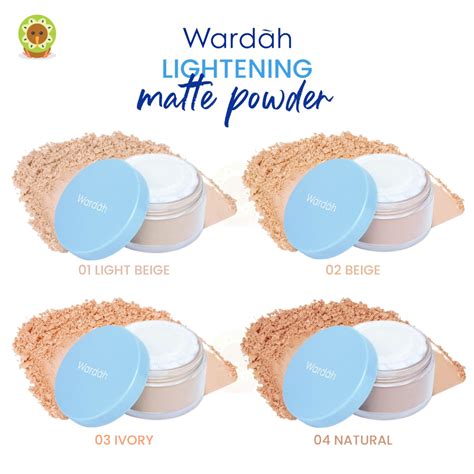 Jual WARDAH LIGHTENING MATTE LOOSE POWDER 20G BEDAK TABUR WARDAH