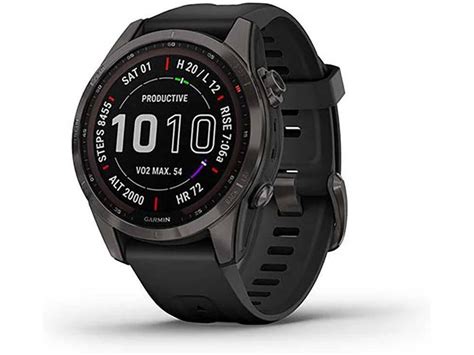 Smartwatch GARMIN 7S Sapphire Solar Edition Bluetooth e Wi Fi Até 14