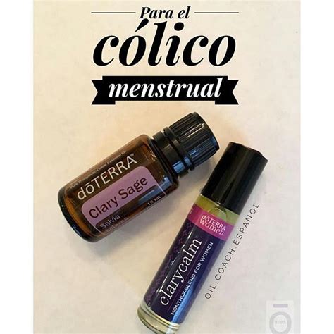 Cólico mestrual Aceites esenciales doterra Mezclas de aceites