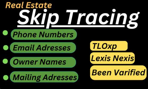 Do Real Estate Skip Tracing And Llc Skip Tracing In Bulk By