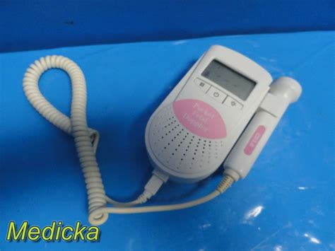 Used Contec Sonoline B Pocket W Cd Probe Case Pink Fetal