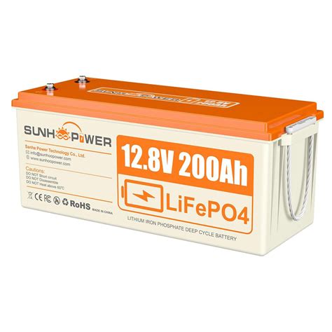 Eu Direct Sunhoopower V Ah Lifepo Battery Wh Rechargeable