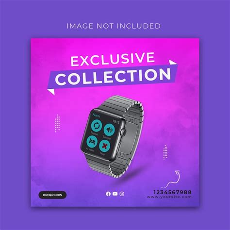 Premium Psd Watch And Gadget Social Media Post Template