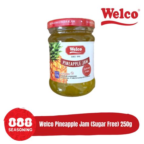 Jual Welco Pineapple Jam Selai Nanas Sugar Free G Shopee Indonesia