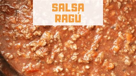 Salsa Ragú Con Ternera Al Estilo Napolitano Para Pastas Y Más Platos