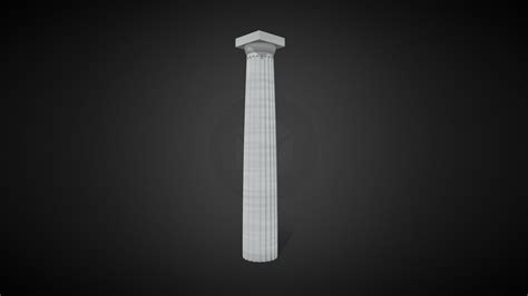 A Classic Greek Doric Pillar - Download Free 3D model by levelling ...