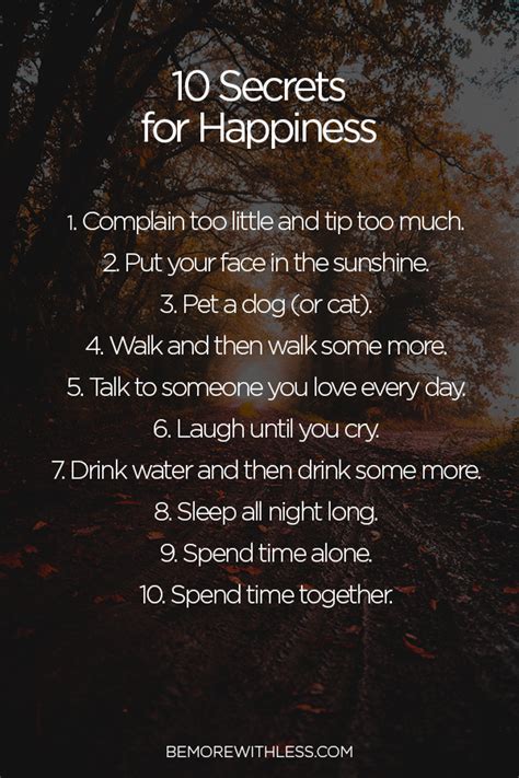 How To Be Happy The 10 Secrets To Happiness Artofit