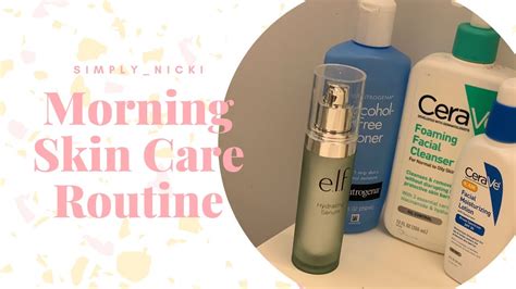 Morning Skincare Routine For Oily Acne Prone Skin Youtube