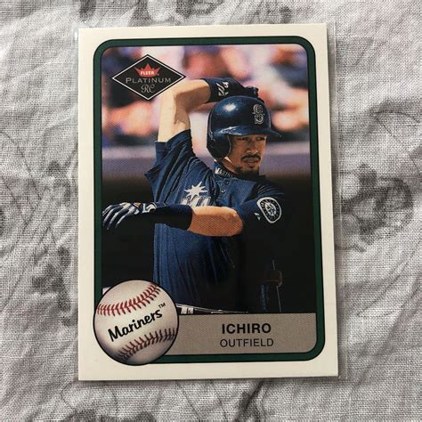 2001 Fleer Platinum イチロー ルーキー イヤー カード メルカリ