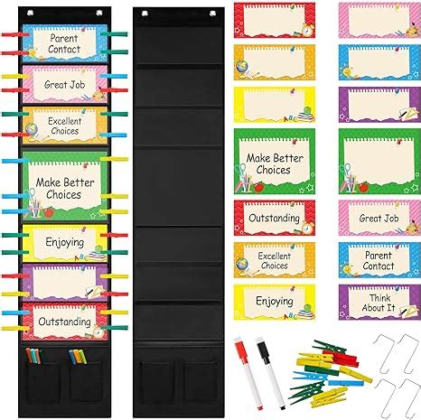 Amazon Seajan Behavior Clip Chart For Classroom Management Set