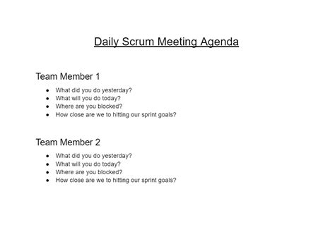 Best Team Meeting Agenda Templates And Examples For Businesses