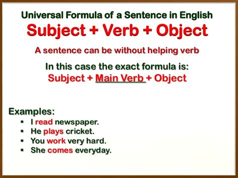 How To Identify Subject And Verb