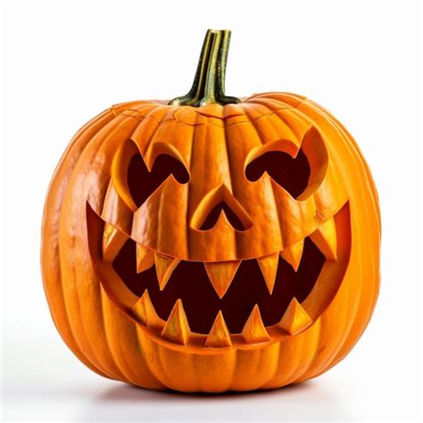 Premium AI Image | Scary Jack O Lantern halloween pumpkin