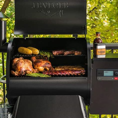 Traeger Pro 575 Wifi Pellet Grill And Smoker In Black Tfb57gle The Home Depot