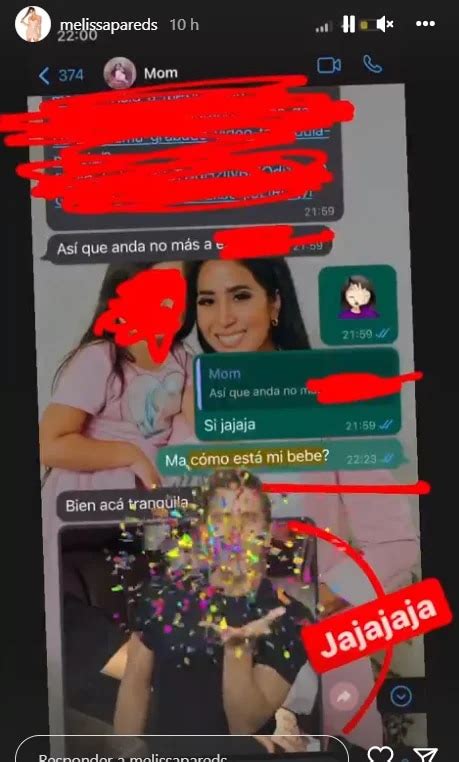 Melissa Paredes Estalla Contra Amor Y Fuego Y Publica Todos Sus Chats Con Rodrigo Cuba Infobae