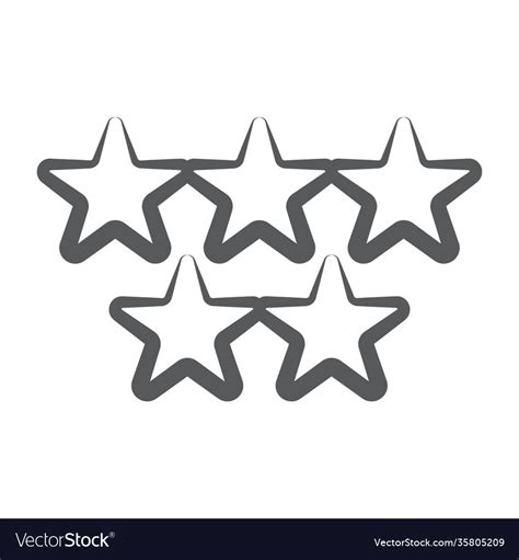 Star Ratings Royalty Free Vector Image Vectorstock