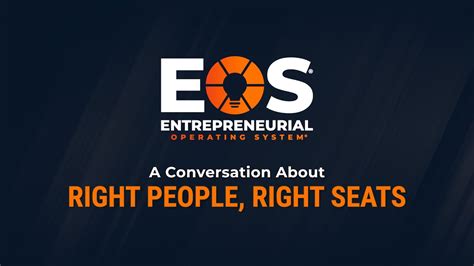 Right People Right Seats John Ward Certified Eos Implementer Youtube