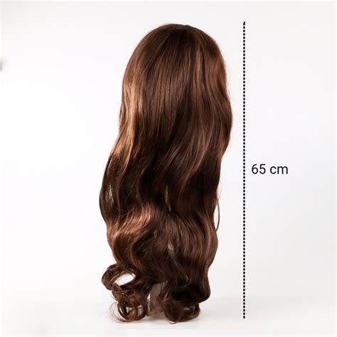 FYNHA Wig Rambut Palsu Model Wavy 65cm HB 004 Dark Brown