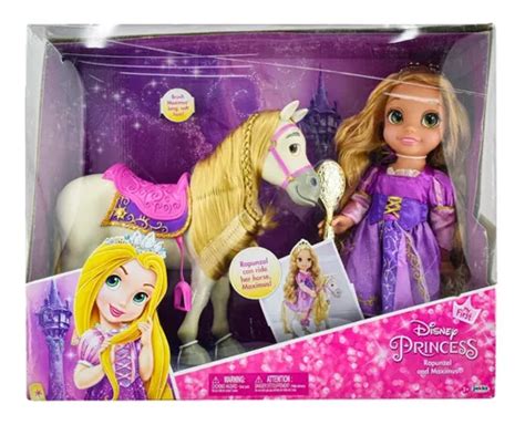 Rapunzel Y Maximus Disney Princesa 34cm Jakks Pacific Cd Envío gratis