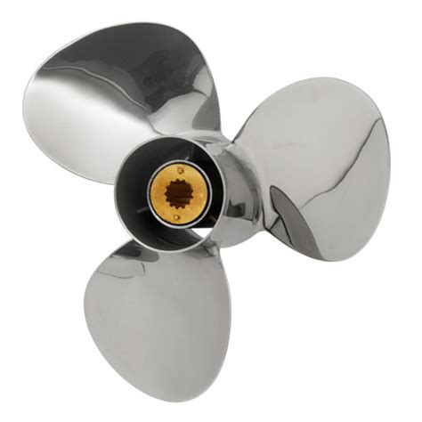 Powertech Wba Blade Stainless Steel Propeller For Hp Outboard