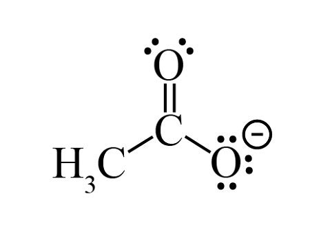 Acetate Lewis Structure