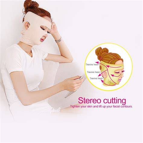 Walfront Facial Slimming Mask Slimming Bandages Facial Double Chin Care