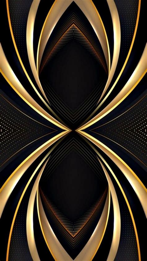 Abstract Black and Gold Background