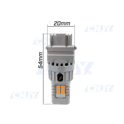 Ampoule Led PY27 7W 3157 T25 SONAR8 2 Anti Erreur ODB Clignotement