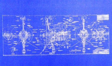 Nasa Voyager Spacecraft Blueprint By Blueprintplace2 On Etsy