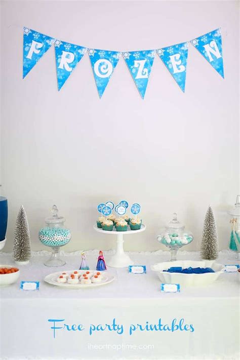 Frozen party ideas with FREE printables