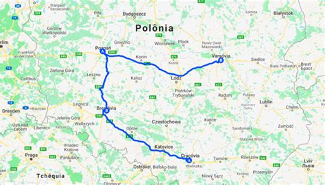 Roteiro Na Pol Nia Crac Via Wroclaw Poznan E Vars Via