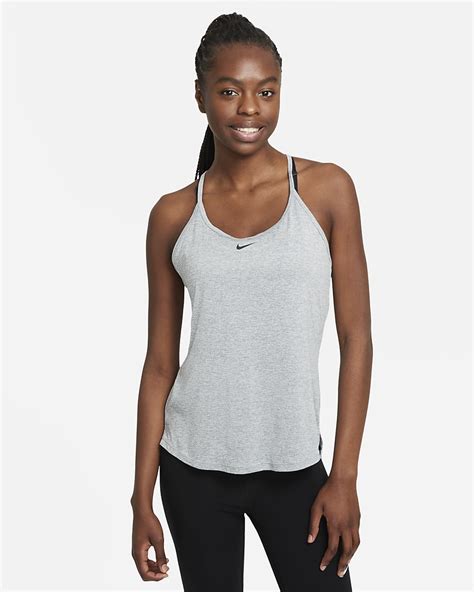 Nike Dri Fit One Elastika Women S Standard Fit Tank Top Nike Uk