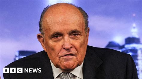 Rudy Giuliani Accused Of Sexual Harassment By Ex Employee Bbc News