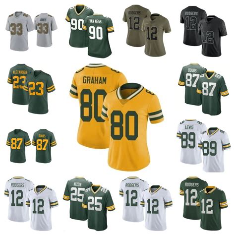 10 Love 11 Jayden Reed 90 Lukas GREEN BAY PACKERS Football Jersey 88 ...