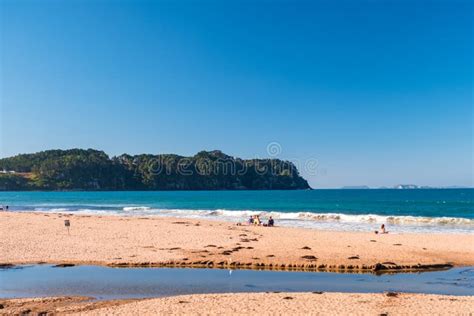 Hot Water Beach Coromandel North Island New Zealand Editorial Stock