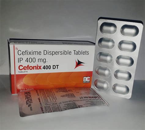 Cefonix Mg Tablet Cefixime Mg Tablet