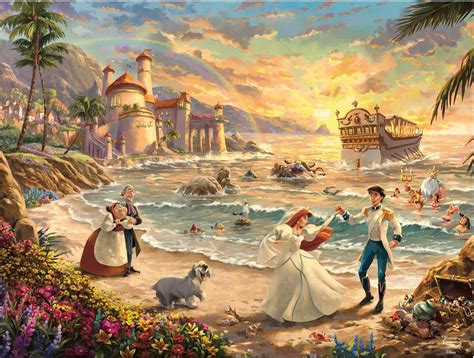 Ceaco Thomas Kinkade Celebración del amor La Sirenita