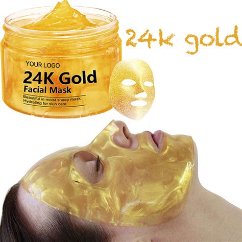 Kojic Acid Niacinamide Whitening Bleaching Facial 24k Gold Mask Gel Bufan Health Limited Company