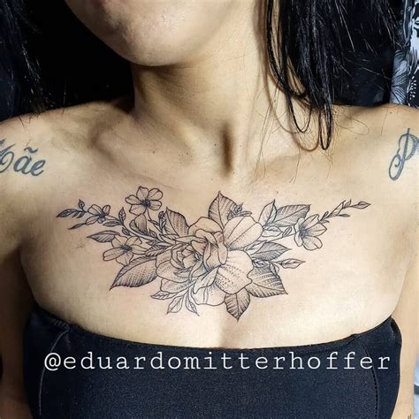 Tatuagem No T Rax Feminina Delicada Veja Op Es Lindas