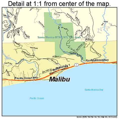 Malibu City Map