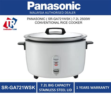 PANASONIC SR GA721WSK 7 2L BIG CAPACITY CONVENTIONAL STAINLESS