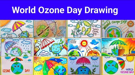 Ozone Day Drawing Ozone Day Poster Drawing World Ozone Day