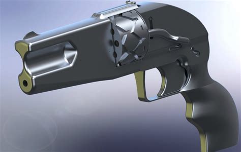 A New 3d Printable Gun The ‘imura Revolver Is Being Designed