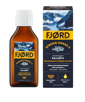 FJORD STRONG OMEGA-3 (skysti) - FJØRD
